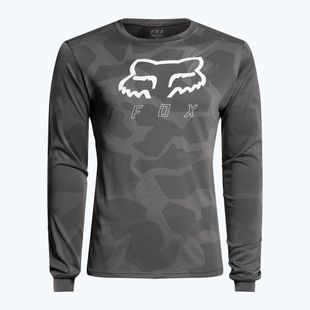 Tricou de ciclism pentru bărbați FOX Ranger Tru Dri gri LS 28863