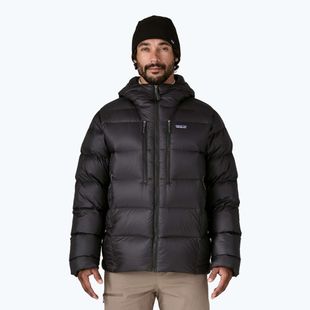 Geacă cu puf pentru bărbați Patagonia Fitz Roy Down Hoody black