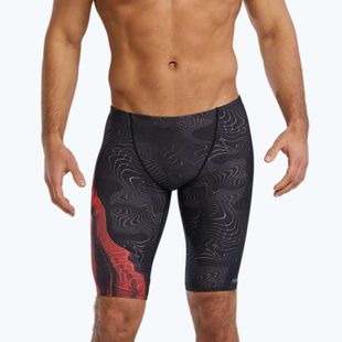 Pantaloni scurți de înot pentru bărbați Tyr Durafast Elite Firestorm metalic fire metallic fire