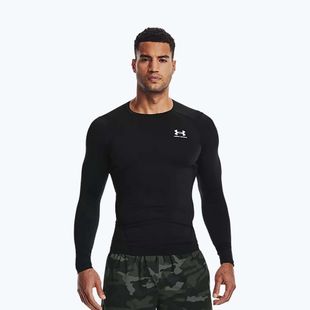 Tricou cu mânecă lungă pentru bărbați Under Armour Ua Hg Armour Comp LS negru 1361524-001