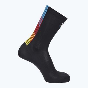 Șosete Salomon Pulse Race Flag Crew black