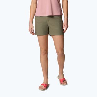 Pantaloni scurți de trekking pentru femei Columbia Leslie Falls Short II stone green