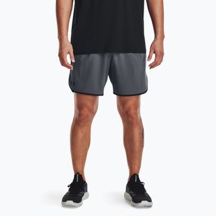 Pantaloni scurți de antrenament Under Armour Hiit Woven gri pentru bărbați 1377027