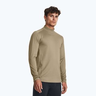 Longsleeve pentru bărbați  Under Armour Tactical Mock CGI Base federal tan/black