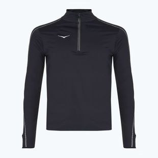 Hanorac de alergare HOKA GlideTech Quarter Zip pentru bărbați negru