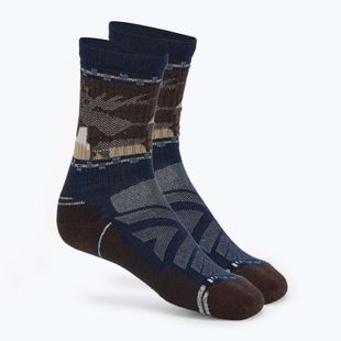 Șosete Smartwool Hike Light Cushion Mountain Moose Crew dep navy