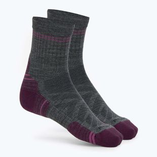 Șosete pentru femei Samrtwool Hike Targeted Cushion Mid Crew medium gray