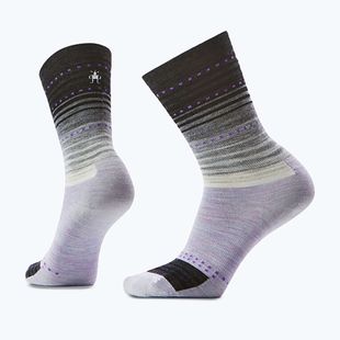 Șosete pentru femei Smartwool Everyday Stitch Stripe Crew purple/black