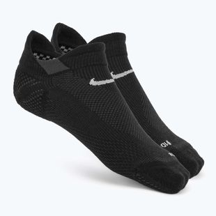 Șosete Nike Running No-Show Wool black/dark smoke grey/light smoke grey