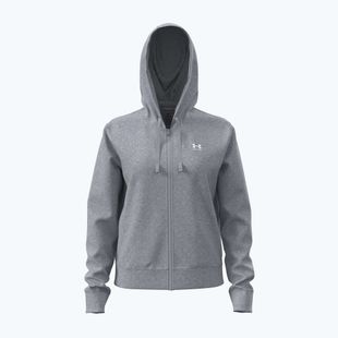 Bluză pentru femei Under Armour Sport Terry FZ mod gray light heather/white