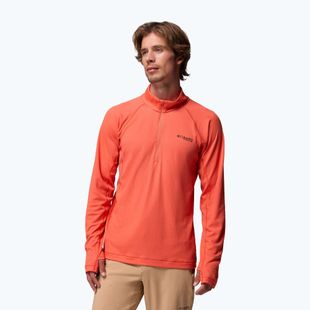 Bluză pentru bărbați Columbia DriVenture Half Zip zing/white