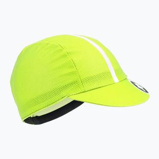 Căciulă de ciclism sub cască cu vizieră ASSOS Cap galbenă P13.70.755.3F.OS