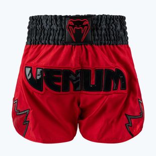 Pantaloni scurți de antrenament pentru bărbați Venum Inferno Muay Thai red/charcoal grey/black