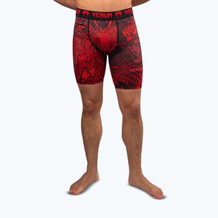 Pantaloni scurți de antrenament pentru bărbați Venum Wolf Attack Vale Tudo Shorts black/red
