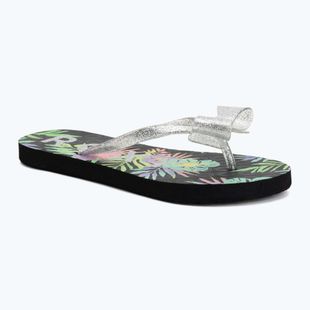 Șlapi pentru copii ROXY Lulu IV black multi 1