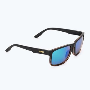 Ochelari de soare UVEX Poise black demi matt/mirror green
