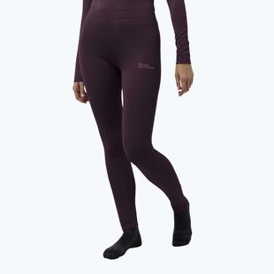 Pantaloni termoactivi pentru femei Jack Wolfskin Infinite Warm amaranth