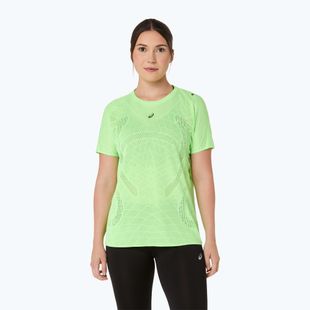 Tricou de alergare pentru femei ASICS Metarun SS Top illuminate green