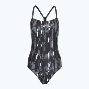 Costum de baie pentru femei dintr-un element Speedo Allover Rippleback black