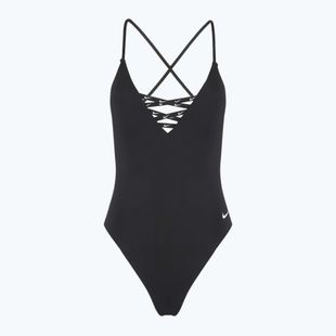 Costum de baie dintr-o piesă pentru femei Nike Sneakerkini 2.0 Crossback black