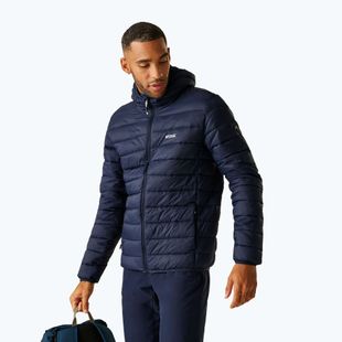 Geacă pentru bărbați REGATTA Hooded Marizion black navy/olympian blue
