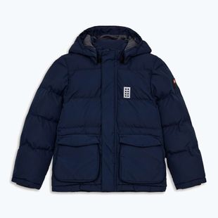Geacă izolată pentru copii LEGO Lwjaz 704 dark navy