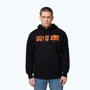 Bluză pentru bărbați Pitbull Blacky Hooded black