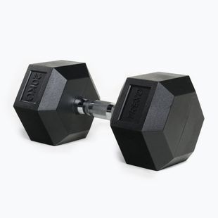 Ganteră cauciucată  XTREXO Hex HXD200 20 kg