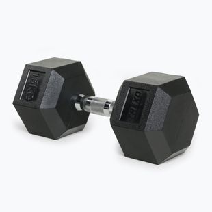 Ganteră cauciucată  XTREXO Hex HXD150 15 kg