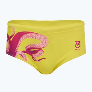 Boxeri de înot pentru bărbați SWEEP Aqua Kraken roz/galben