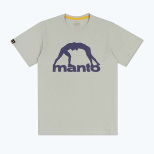 Tricou pentru bărbați MANTO Vibe 25 gri deschis/mov închis