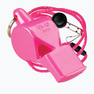 Fluier cu șnur Fox 40 Pearl Safety roz 9703