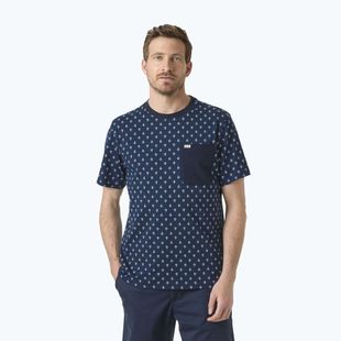 Tricou pentru bărbați Helly Hansen Hudson navy aop