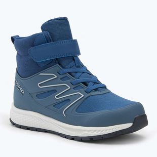 Ghete pentru copii Viking Footwear Equip Defence Warm WP 1V blue/ navy