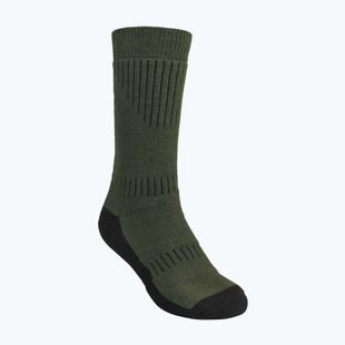 Șosete de trekking pentru bărbați Pinewood Drytex Sock Middle green/d.brown