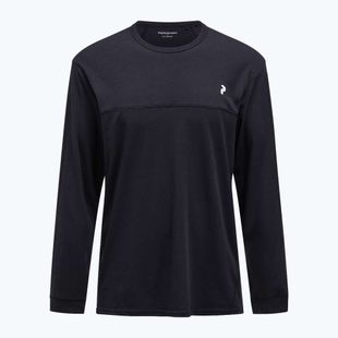 Longsleeve pentru bărbați Peak Performance Trail Wool Blend black