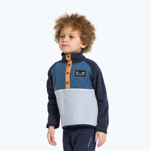 Bluză pentru copii Didriksons Monte Half Button cloud blue