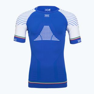 Tricou termoactiv pentru bărbați X-Bionic Invent 4.0 Patriot Running Shirt blue