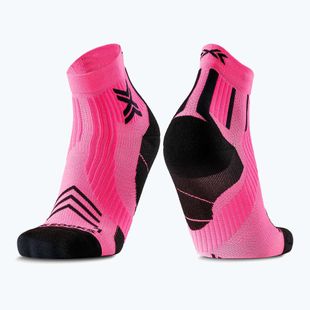 Șosete pentru bărbați X-Socks Run Expert Ankle fluo pink/x black