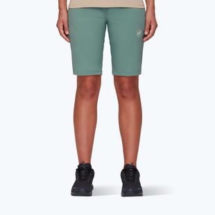Pantaloni scurți de trekking pentru femei Mammut Runbold Roll Cuff verde 1023-00720-40236-36-10
