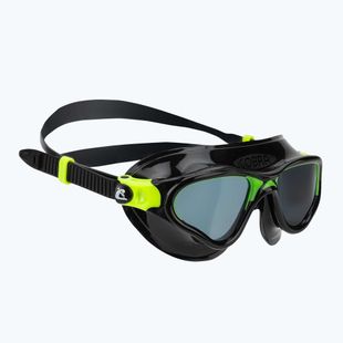 Mască de înot Cressi Cobra black/black/lime smoked