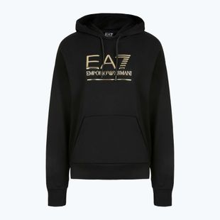 Bluză pentru bărbați EA7 Emporio Armani Train Visibility Hoodie black / gold