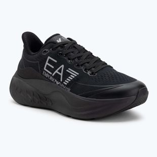 Încălțăminte EA7 Emporio Armani Wave Cracking full black / silver