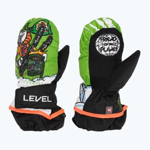 Mănuși de schi pentru copii  Level Animal lime