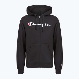 Bluză pentru bărbați Champion 22025 Sweatshirt Hoodie FZ black