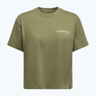 Tricou de cățărare pentru femei La Sportiva Since 1928 Crop cypress/chalk