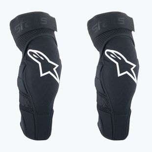 Apărători de ciclism pentru genunchi Alpinestars A-Impact Plasma Elite Knee black/white