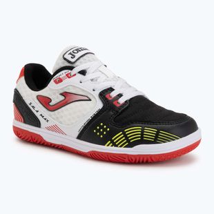 Încălțăminte de fotbal pentru copii Joma Sala Max Jr IN white/black