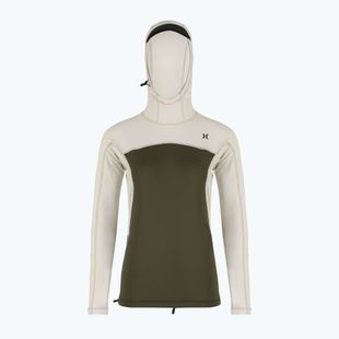 Longsleeve de înot pentru bărbați Hurley Coast Guard Hooded Surf Top cargo