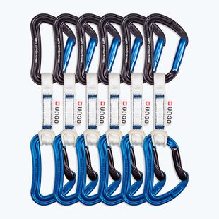 Expres de alpinism Ocun Raven QD Bio-Dyn-Ring 10 cm 6 buc. blue